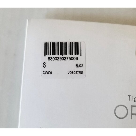 OROBLU Deluxe Tights 20 Denier Size S Black With Metallic Threads VOBC67789 NEW - Picture 10 of 12